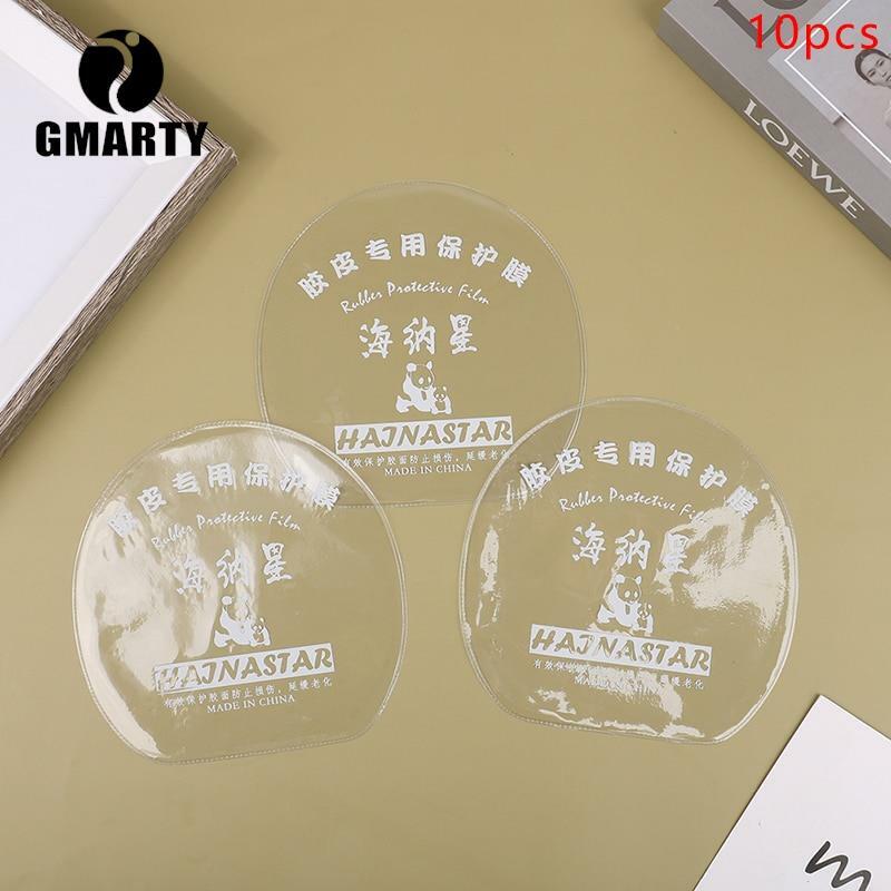 10Pcs Ping Pong Racket Protective Film Sticky Transparent Maintenance Cover Table Tennis Racket Rubber Protection Film