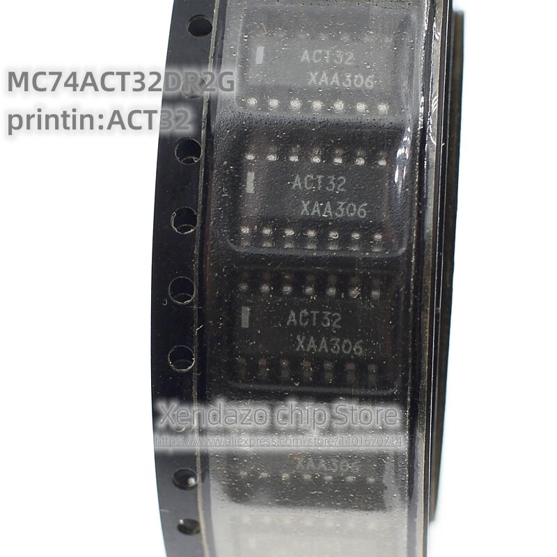 Pantalla de seda impresa, paquete Original, chip lógico genuino, MC74ACT32DR2G, MC74ACT32DR, ACT32 SOP-14, 10 unidades por lote