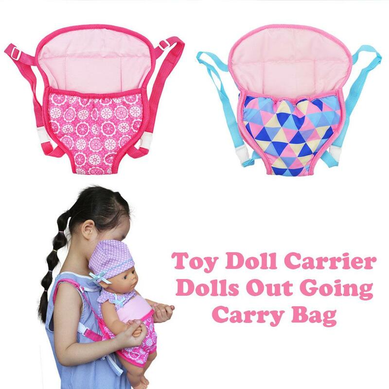 For 18 Inch Doll Dolls Out Going Carry Bag Doll Accessory Doll Doll Baby New Doll Carrier Clothes Toy Girl 43cm Bag Dolls U5R4