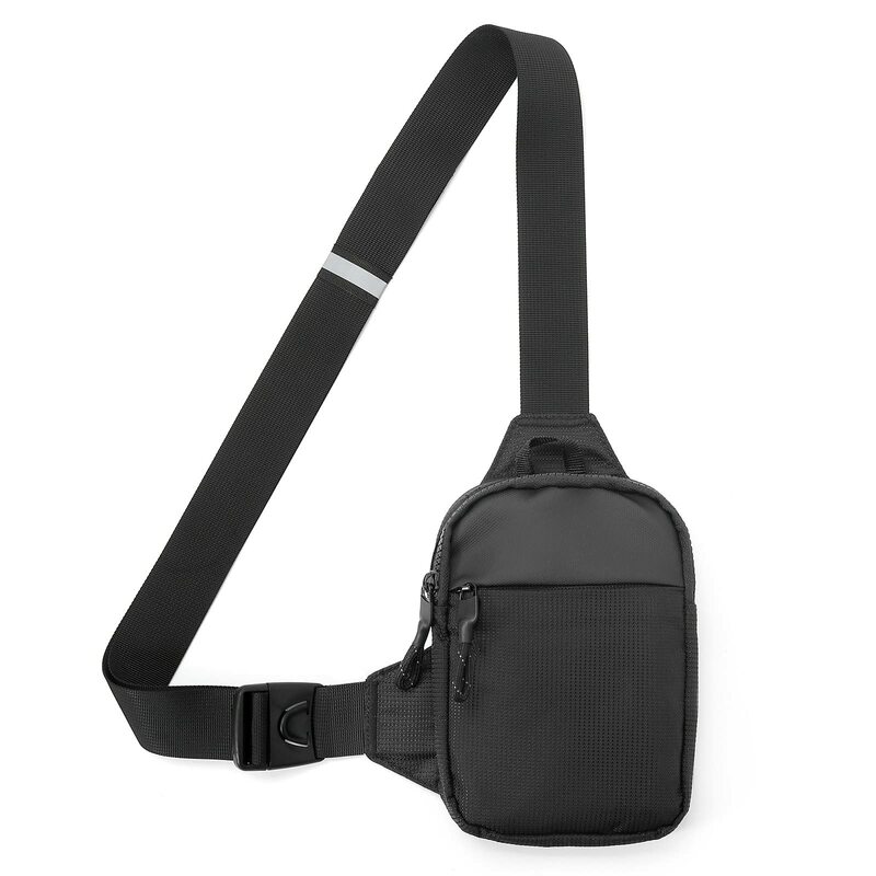 Men'S Chest Bags Crossbody Shoulder Bag Backpack With Usb Charging Earphones Cable Hole Women Travel Messenger Bag Chest Pack