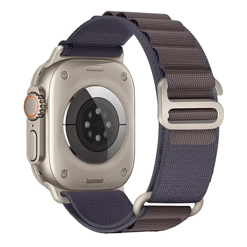 Alpine-Correa de nailon para Apple Watch, pulsera Ultra de 49mm, 45mm, 44mm, 40mm, 41mm, 42mm, 44mm, iWatch Series 9, 8, SE 4, 3, 7, 6, 5