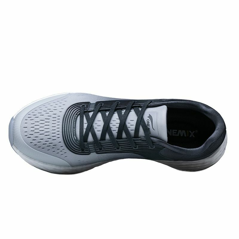 Onemix heren casual sneakers ademende mesh outdoor zachte wandelen marathon sneakers tennisschoenen
