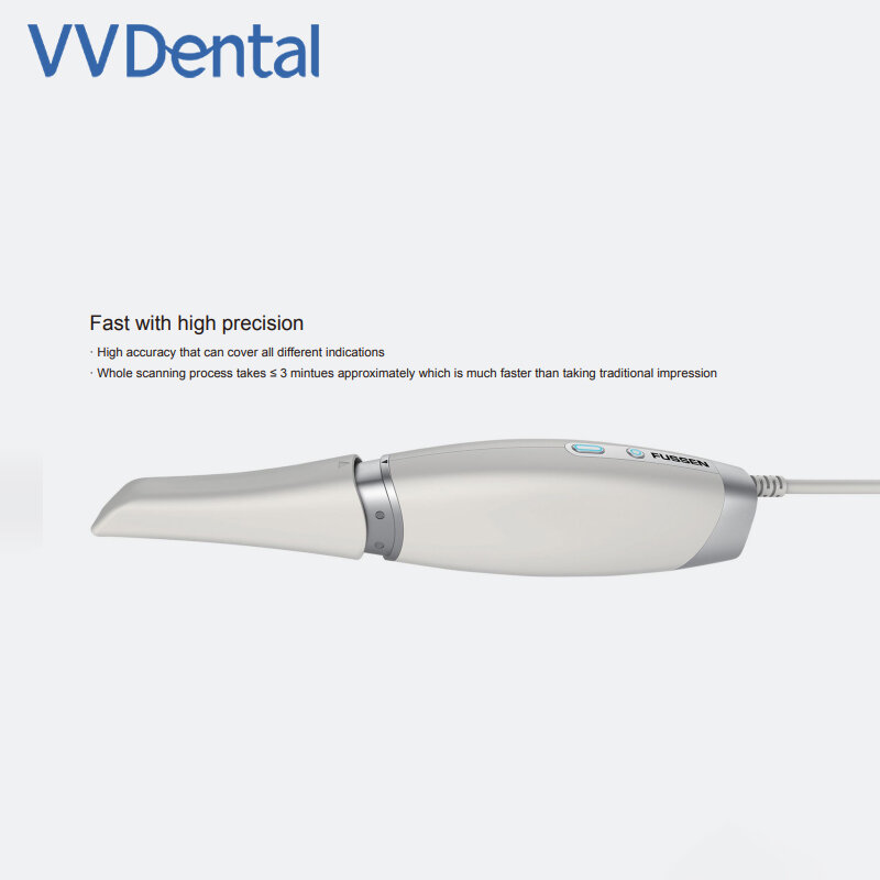 Odonto Sem-Scanner Intraoral Dental Portátil, Cópia Modelo 3D, Impressão de Molde Dental, Imagem Colorida, Oral, 1 Conjunto