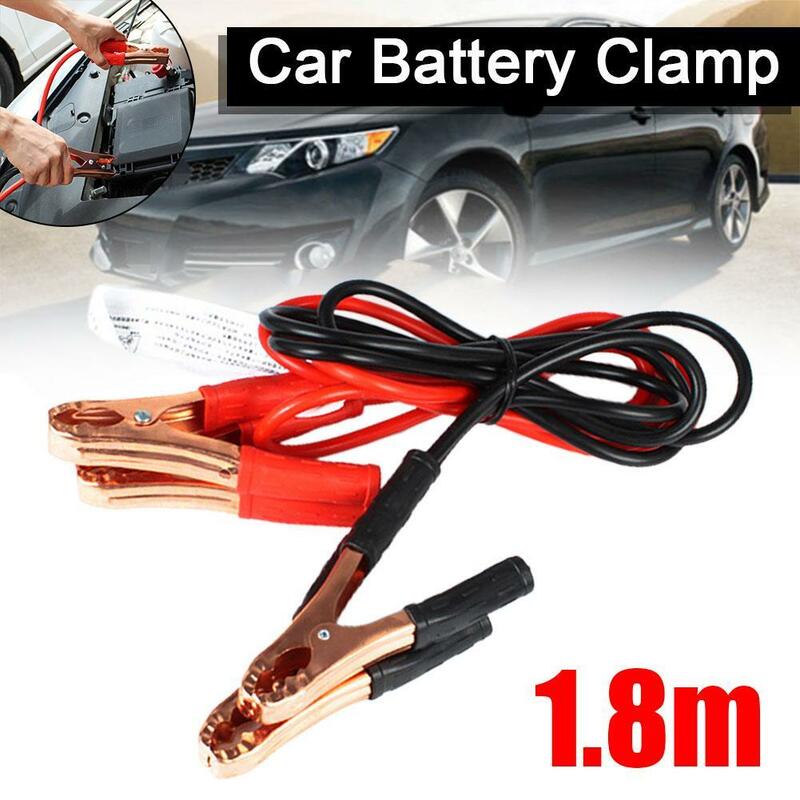 1 Set 1.8M Car Battery With Fire Line Crocodile Clip Battery Cable Emergency Kit Universal 500A Car Battery Clamp Anti-Leakage