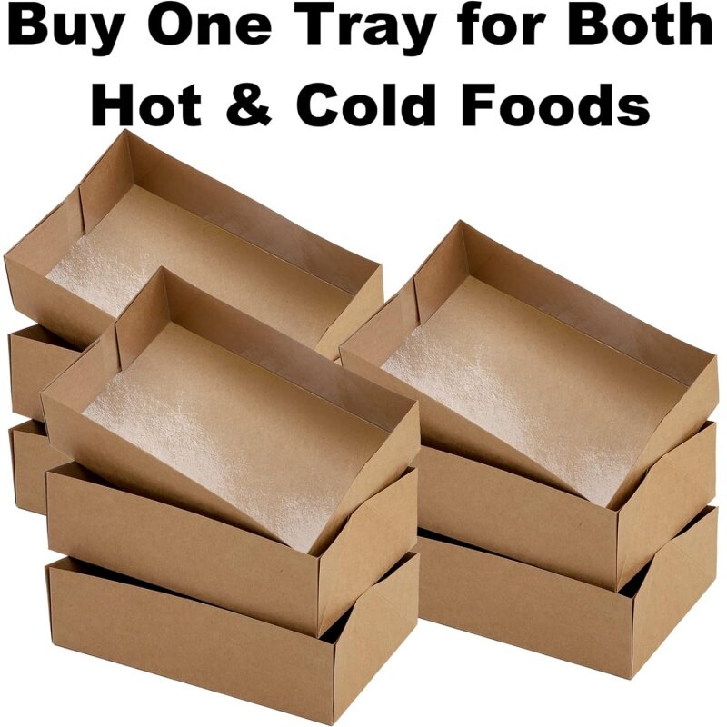 กล่องกระดาษคราฟท์สำหรับใส่อาหารในโรงภาพยนตร์กล่องใส่เบอร์เกอร์สำหรับใส่อาหารมื้อเที่ยงแบบปรับแต่งได้