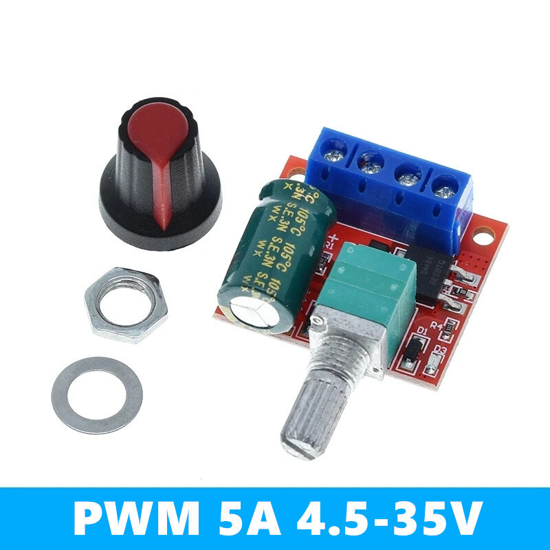 Regulador de velocidad del motor PWM DC, interruptor de control de velocidad, función 1803BK 1203BK, 2A, 3A, 5A, 10A