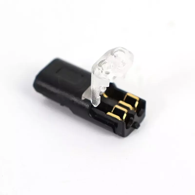 50-1 шт. 2-контактный штекер для провода, соединители для проводов, водонепроницаемый Электрический провод, двухпроводной Штекерный Соединитель с Блокирующей пряжкой
