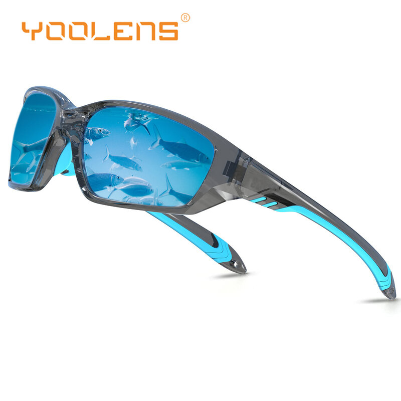 YOOLENS-편광 스포츠 선글라스 Tr90, 러닝 사이클링 낚시 골프 운전 음영 선글라스 남성용 여성용