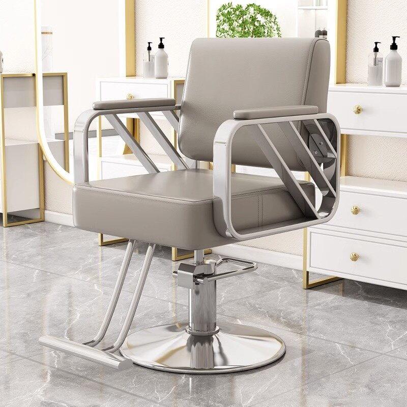 Профессиональные парикмахерские кресла для лица, парикмахерские кресла для косметологии, вращающиеся парикмахерские кресла, эргономичная роскошная мебель Silla Barberia
