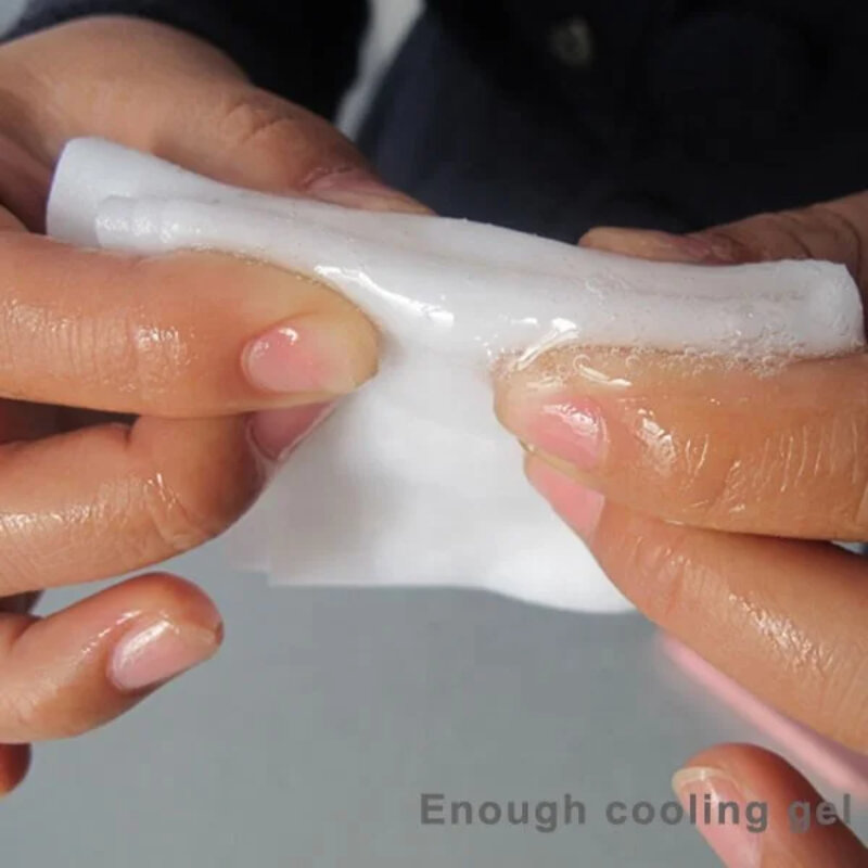 Almofadas de gel de criolipólise Cryo Pad Membrana anti-congelante para criolipólise A Cuidados com a pele, 34x42, 110g