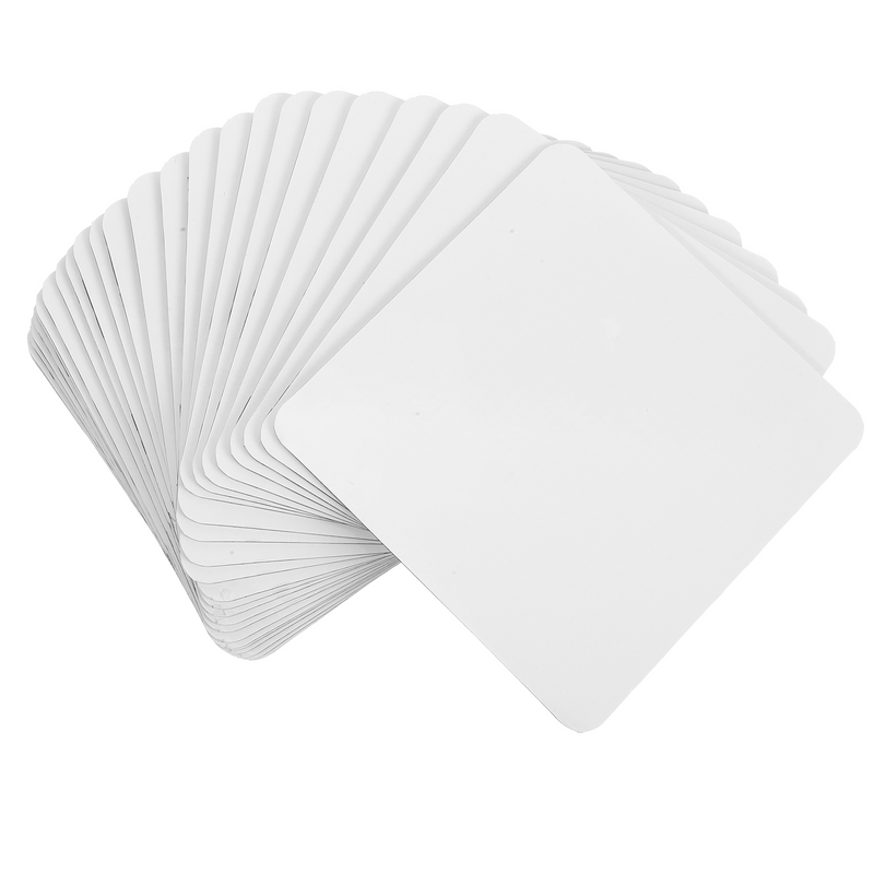 แผ่นรองจานกระดาษรองจานเค้ก25ชิ้นฐานรองล่างบ้านแผ่นรองเมาส์บอร์ดอบสีขาว