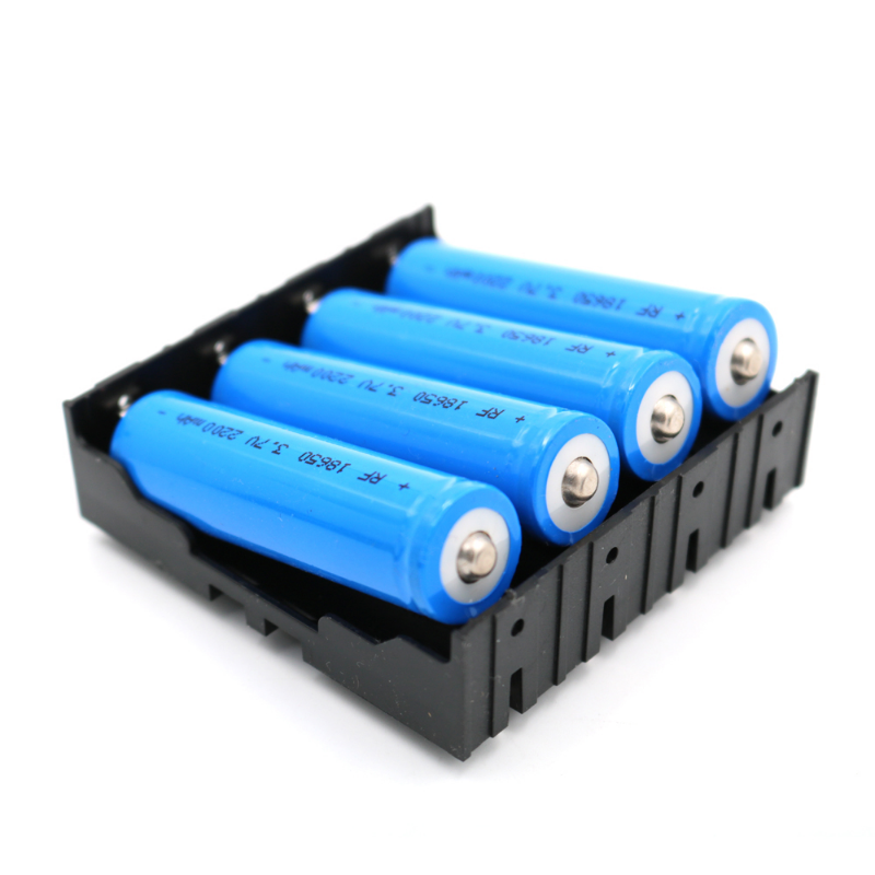 Boîte de rangement de support de batterie ABS, étuis de banque d'alimentation 18650, 1, 2, 3, 4 emplacements, ensemble de conteneurs 24.com, nouveau, 18650