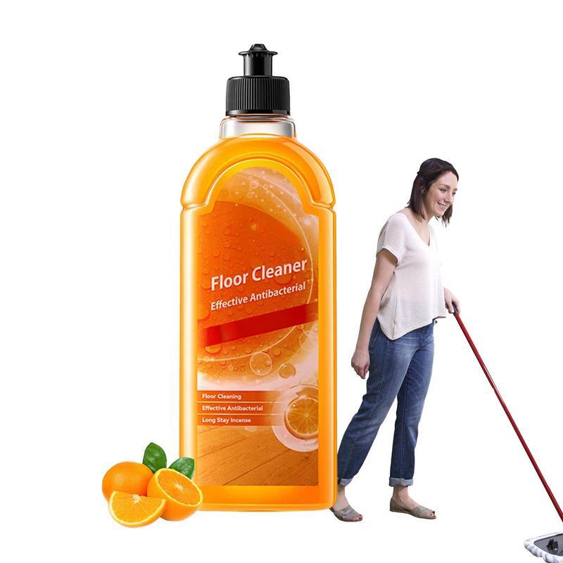 Detergente per pavimenti detergente liquido per piastrelle detergente per bagno per pavimenti lucidatura schiarente detergente per pavimenti per tutti gli usi con profumo di arancia dolce