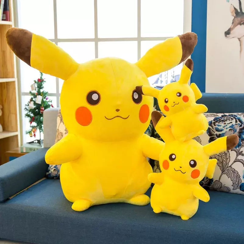 20cm Pikachu peluche giocattoli farciti film Pikachu bambole Anime giappone compleanno regali di natale per bambini TOMY Pokemon