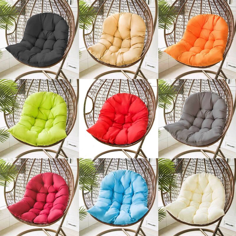 1pc Can'T Disassemble Candy Color Thicken Cushion Single Swing Cushion Hanging Mattress Integrated Cushion Fruit Seat Cushion
