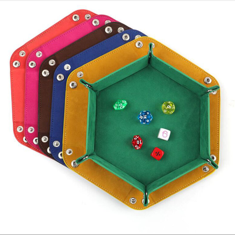 Bandeja quadrada para jogos de tabuleiro Caixa de couro dobrável portátil, quadrilátero, armazenamento de dados, venda quente, 2022