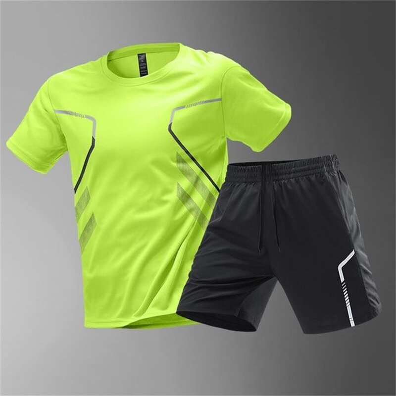 Letnia moda męska oddychająca tenisowa strój sportowy codzienna odzież sportowa outdoorowa damska koszulka do badmintona luźna strój do biegania zestaw