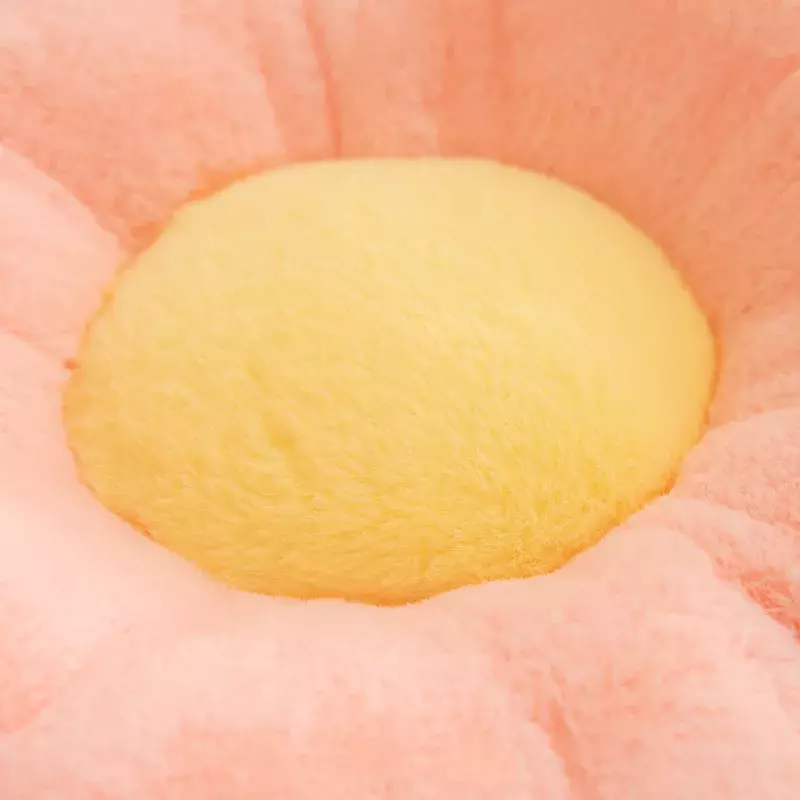 Декоративная плюшевая подушка в виде цветка, 35/50 см