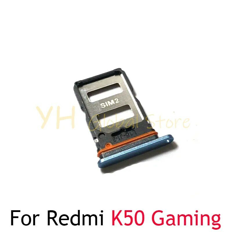 Soporte para Xiaomi Redmi K50, ranura para tarjeta Sim, piezas de reparación, 10 unidades