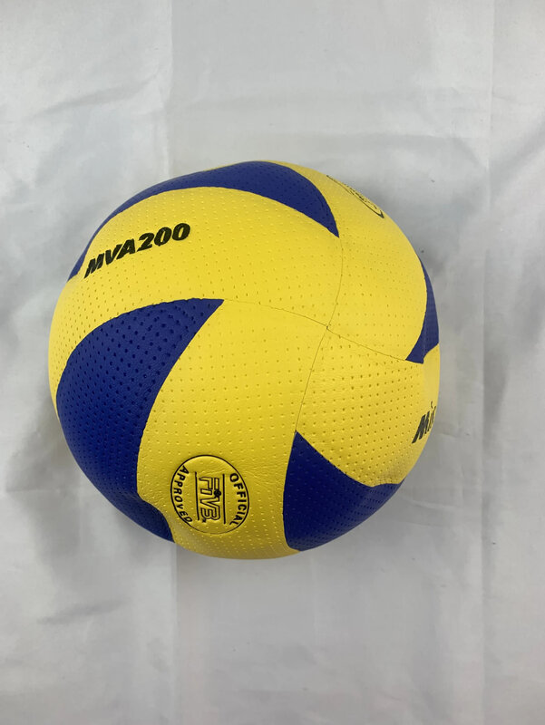 Bola voli profesional ukuran 5, V300W MVA300 V200W PU untuk latihan kompetisi, permainan luar ruangan, berkemah, Pantai