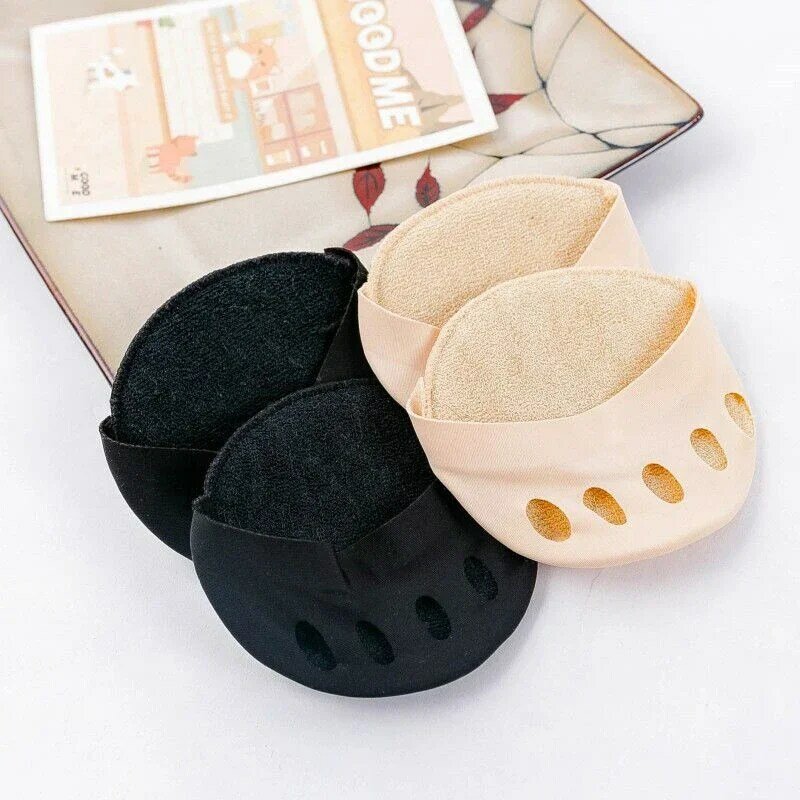 2/6pcs Women Forefoot Pads High Heels Half Insoles Five Toes Insole Foot Care Calluses Corns Relief Feet Pain Massaging Toe Pad