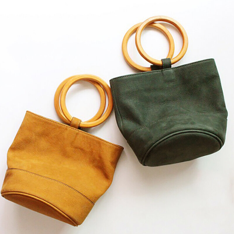 1PC manico per borsa in legno manico per borsa ad anello in resina borsa di ricambio accessori per bagagli fatti a mano manico per borsa in tessuto