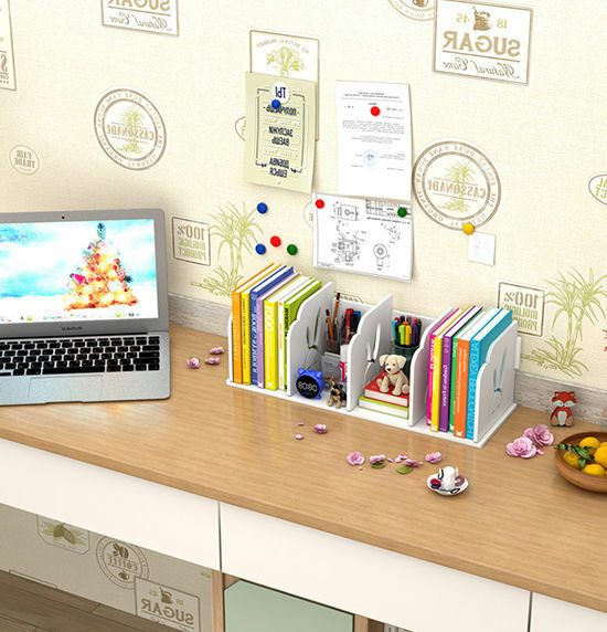 Desktop bücherregal student buch stehen einfache tisch regal kinder schreibtisch büro lagerung box cartoon kleine bücherregal