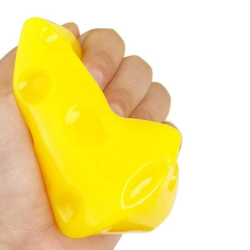 Simulação forma queijo squishy lento subindo brinquedo squishy anti estresse brinquedo alívio do estresse ano brinquedo