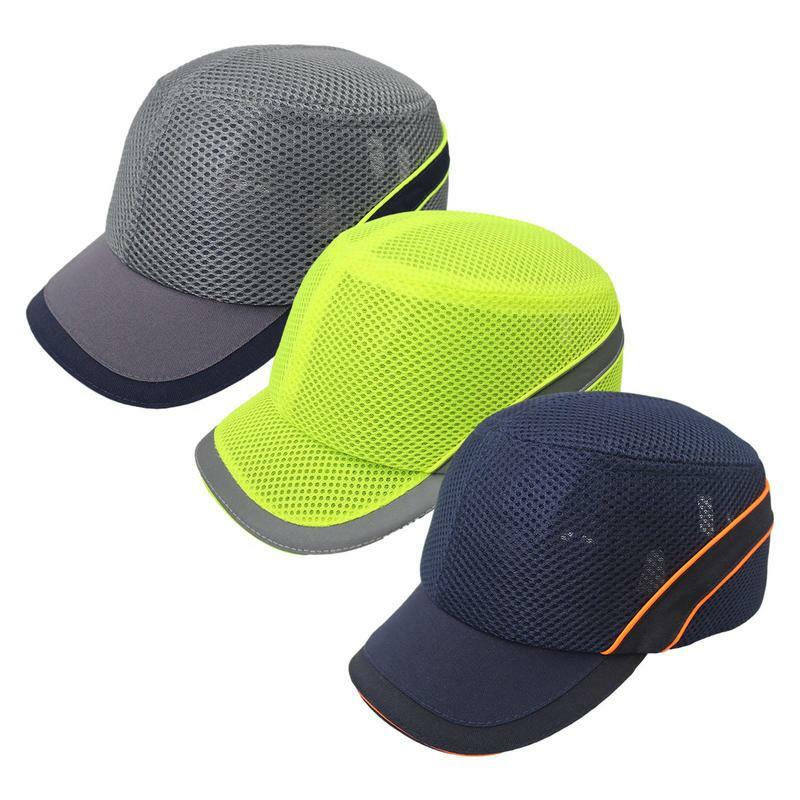 LYumabovor-Chapeaux de baseball pour hommes, casques de vélo respirants, casquettes de sécurité avec doublure intérieure anti-collision, tête réglable