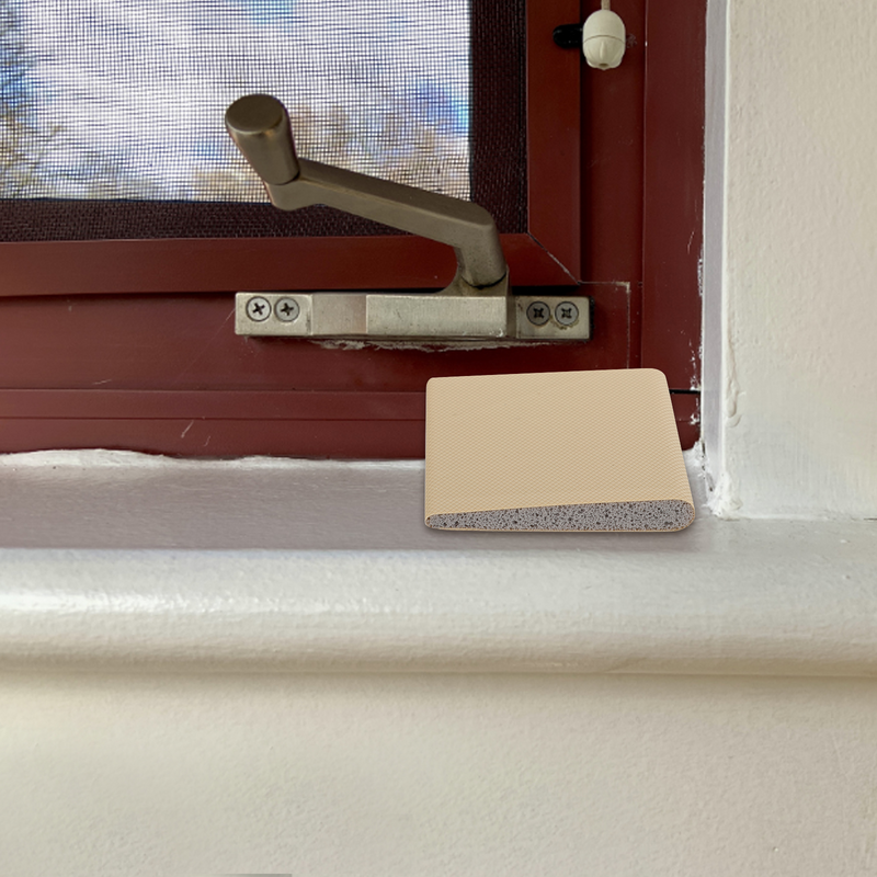 10pcs Self Adhesive Door Draft Door Sponge Seal Strip Garage Door Weather Stripping Door Insulation Pads