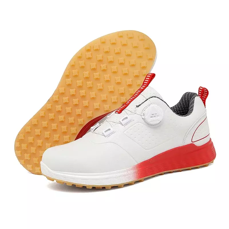 Sapatos de golfe profissionais para homens e mulheres, calçadões, tamanho 37-46