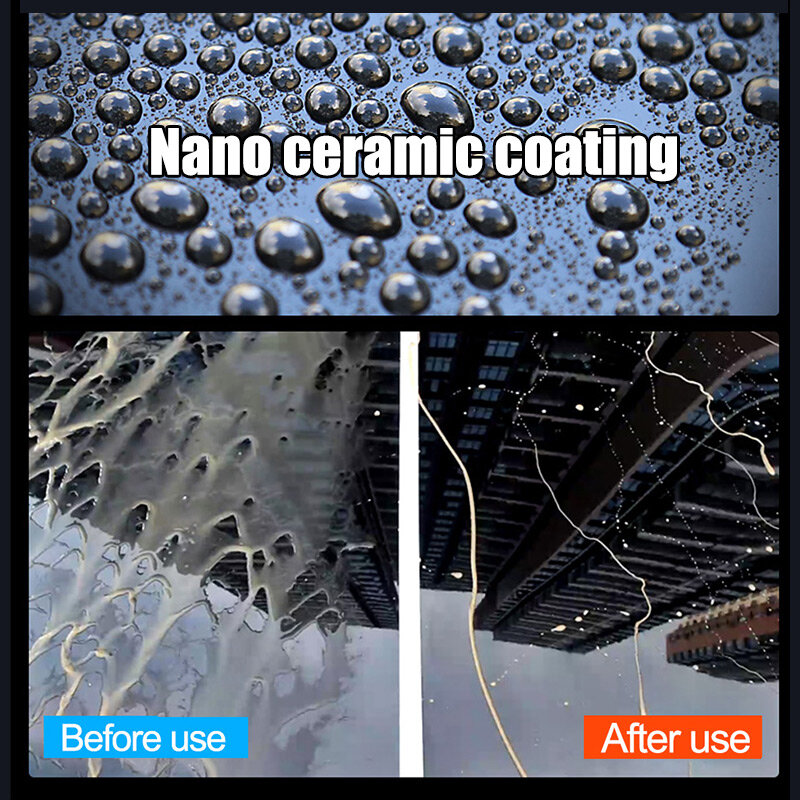 Recubrimiento líquido de cerámica para coche, Nano Cristal, capa hidrofóbica, agente de recubrimiento de pintura de pulido, revestimiento de Nanos
