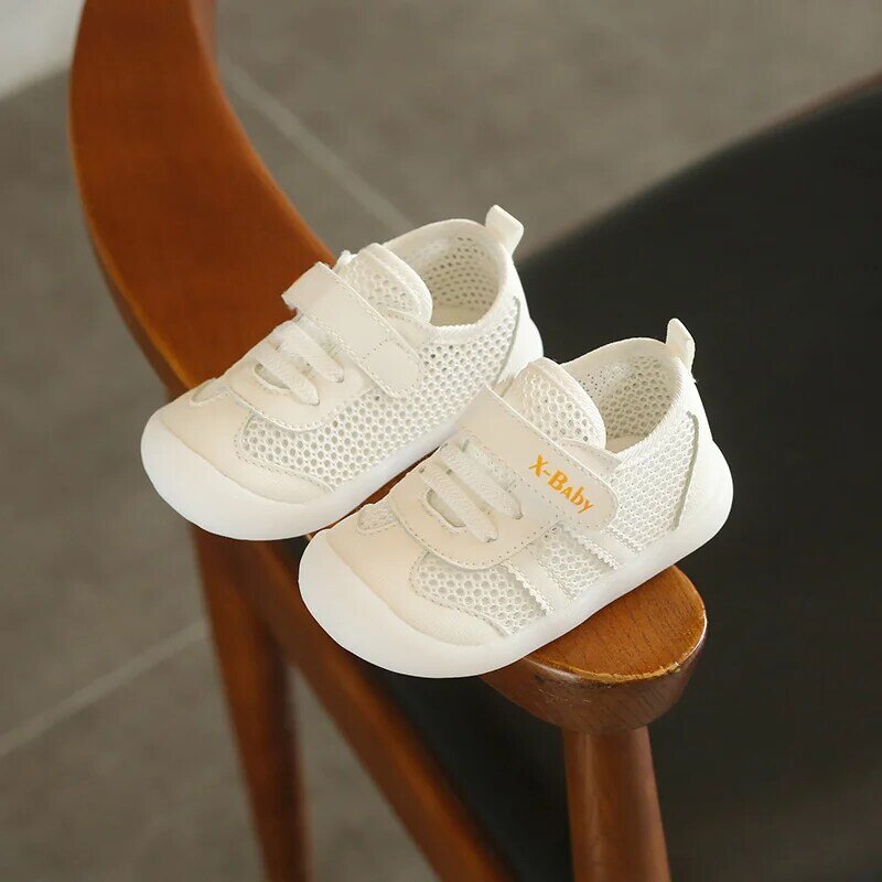 Baby Boys Girls Breathable Soft Bottom Casual Shoes Breathable Mesh Anti-slip Wearable Toddler Shoes
