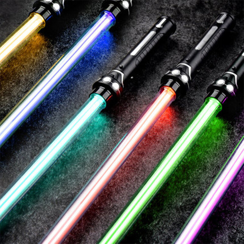 Novo sabre de luz rgb laser espada brinquedos sabre luz 7 cores mudar crianças soundfonts força fx foc blaster brinquedos jedi laser espada presentes