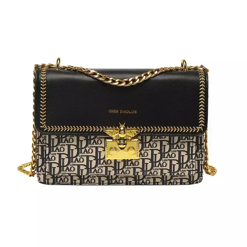 女性のためのパネルされた小さな正方形のハンドバッグ,刺繍されたショルダーバッグ,有名なデザイナーのハンドバッグ,良質,ファッショナブル,2024