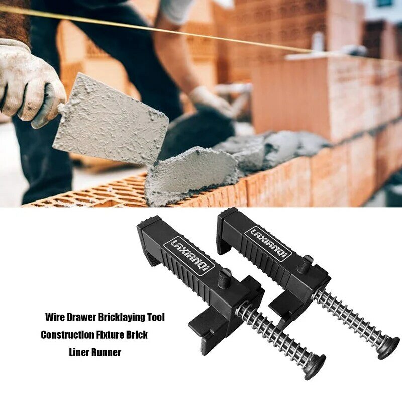Bricklaying Construction Tool Liner Wall Builder Building Wire Frame Brick Liner Runner Wire Drawer Fixer Fixture Building