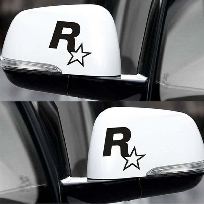 Adesivi per auto Rockstar Game GTA5 decorazione riflettente per tappo serbatoio carburante parabrezza paraurti tronco moto Laptop Phone D30