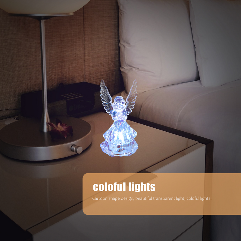 Lovely Cartoon LED Lamps Beautiful Colorful Night Lights (Transparent)