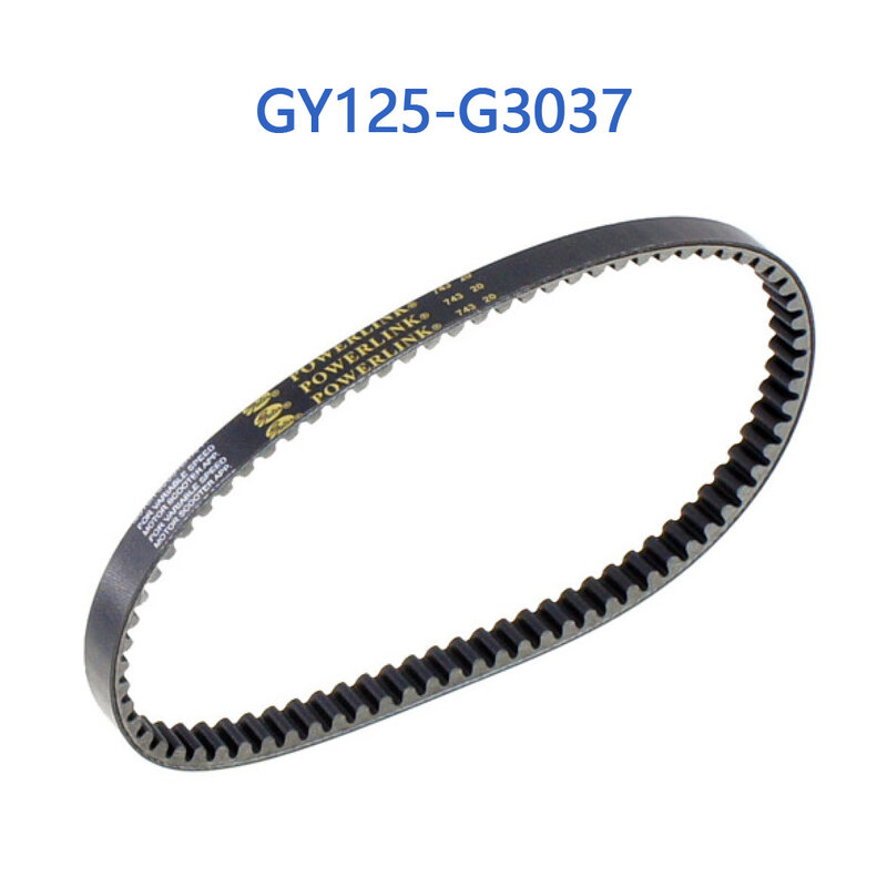 GY125-G3037 Gates powerlink GY6 125cc CVT เข็มขัด743 20สำหรับ GY6 125cc 150cc สกูตเตอร์จีนจักรยานยนต์152QMI เครื่องยนต์157QMJ