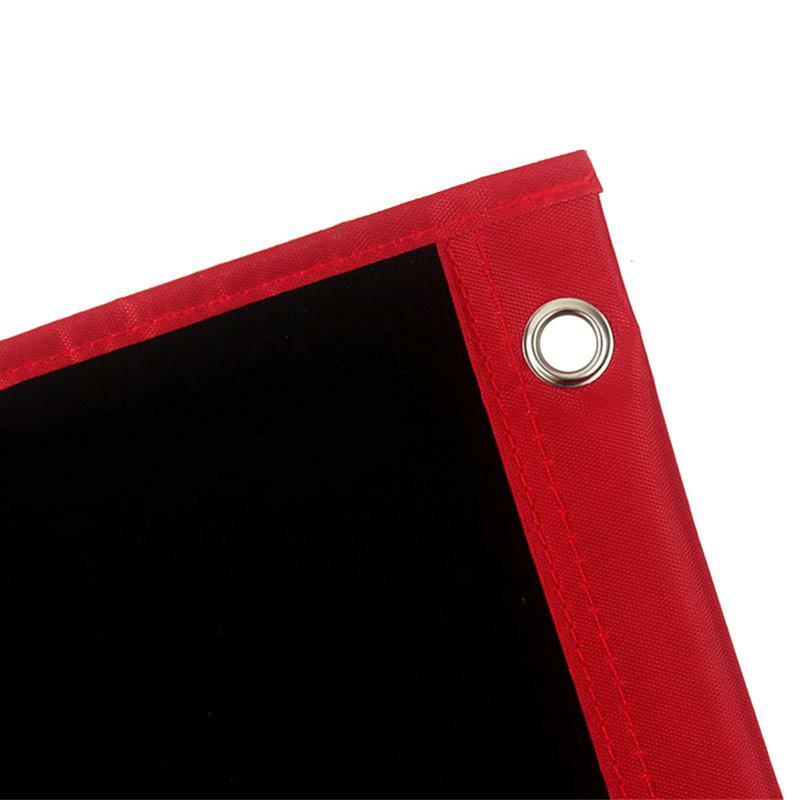 Tabella tascabile del programma giornaliero tabella tascabile di dimensioni Standard con 15 carte cancellabili a secco e 5 tasche tabella tascabile per aula rossa e nera