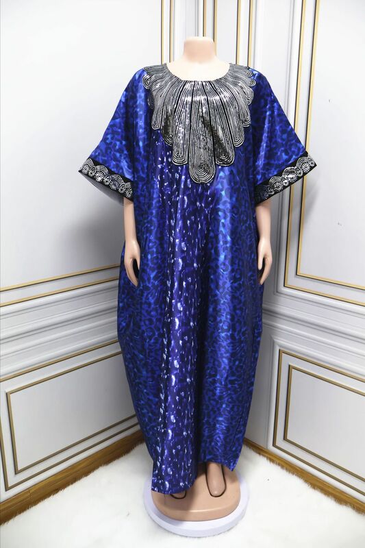Африканские платья для женщин 2024 мусульманская Мода Abayas Boubou Дашики Анкара наряды вечернее платье Дубай Кафтан Abaya наряды с халатом