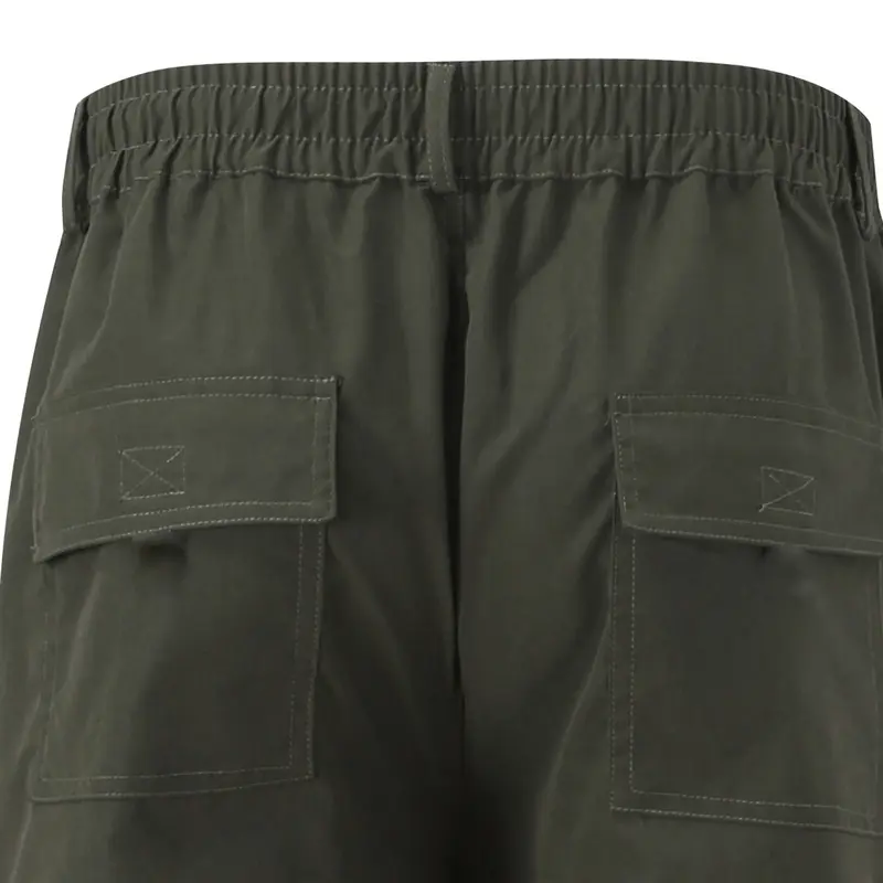 Pocket Solid Color Cargo Pants Workout Casual Daily Wear Men'S Trousers Autumn Winter Streetwear Plain Sportswear Pantalones