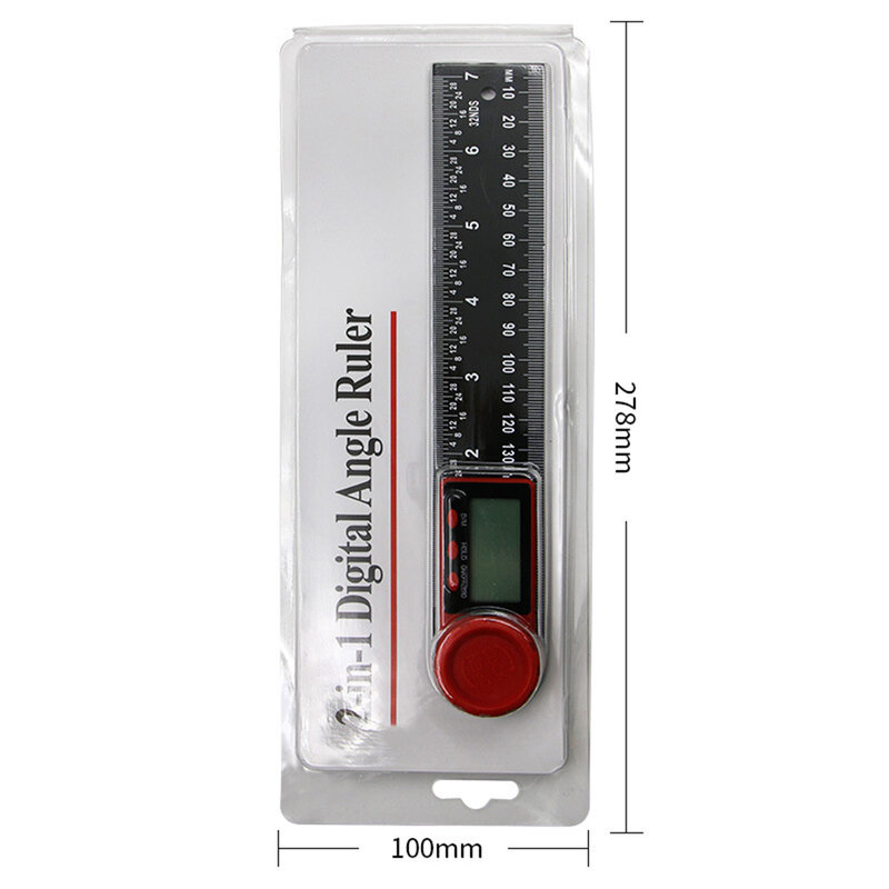 Goniomètre électronique rapporteur, détecteur d'angle, mètre, outil de mesure, affichage numérique, règle d'angle