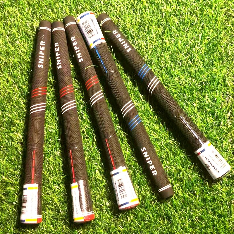 Punho de clube de golfe masculino sniper, ferro de golfe, aperto de madeiras, padrão, médio CP, antiderrapante, amortecedor, envoltório