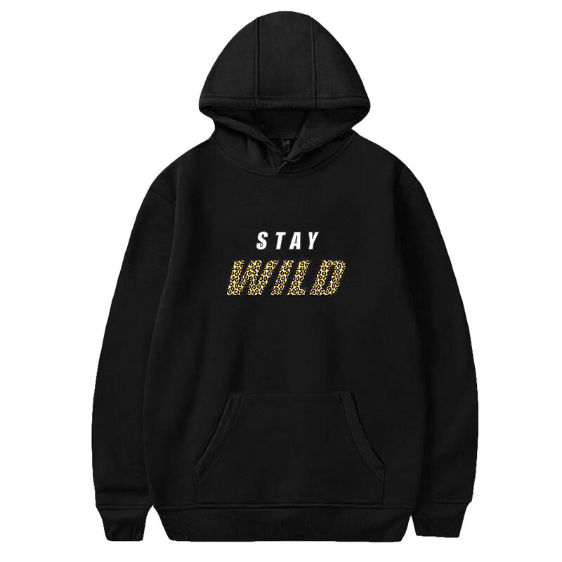 Stay Wild Hoodies All-Match Casual Men And Women Hoodies Clothing Tops