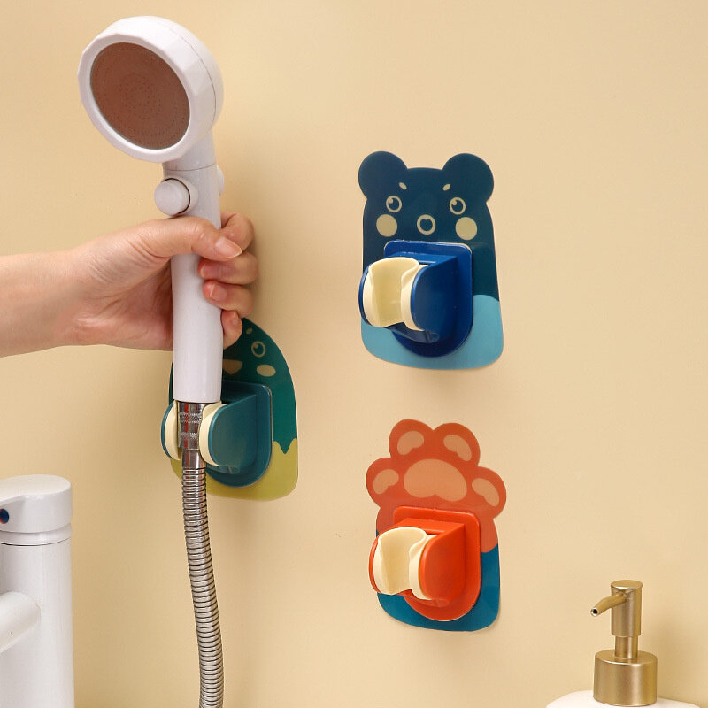 Shower Holder Perforation-free Sprinkler Holder Adjustable Lotus Seed Bath Children's Shower Base Fixed Object