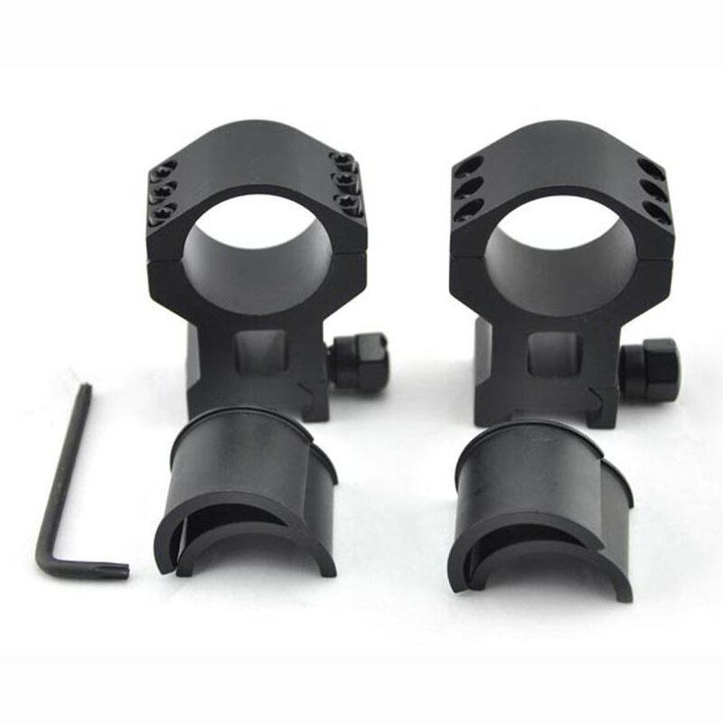 Visionking 2Pcs Hunting Riflescope Aluminum Mounts Ring for Dia 25.4mm 30mm 35mm Tube 11mm 21mm Dovetail Picatinny Rail Tactical