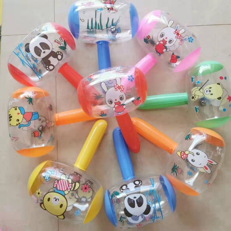 Piccolo martello gonfiabile con campana giocattoli per bambini dell'asilo regalo per bambini giocattoli per bambini giocattoli per piscina