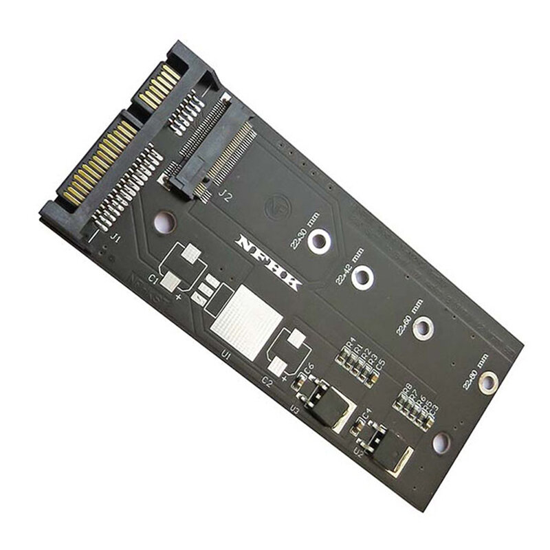 NEW SATA M.2 NGFF SSD to 2.5" SATA 2.5" SATA to M.2 NGFF SSD Adapter Riser Card Hot Sale