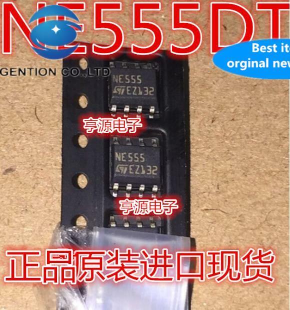 20pcs 100% orginal new NE555 NE555DT NE555DR SOP-8 time base circuit patch